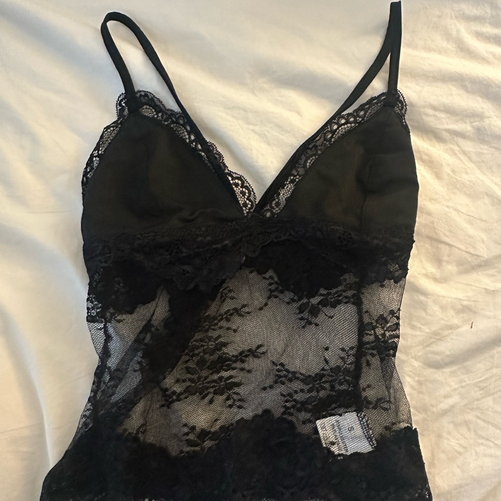 Elegant Black Lace Camisole